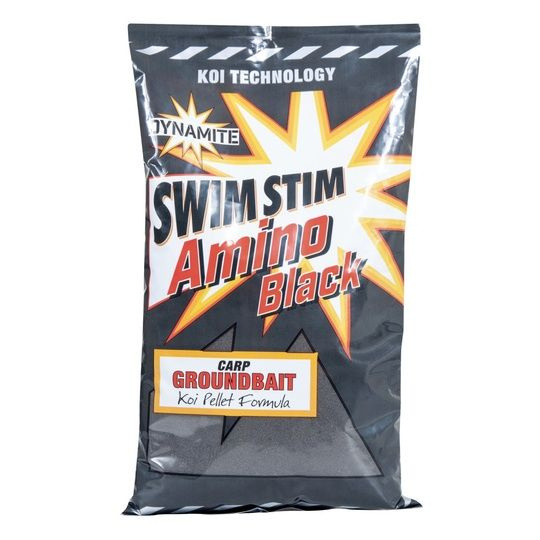 Прикормка Dynamite Baits Swim Stim Carp Groundbait 900g - Amino Black #1