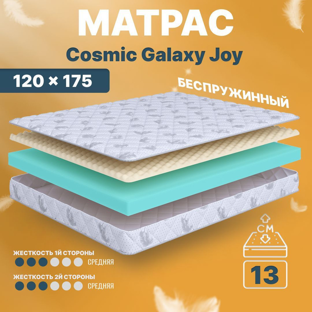 COSMIC Матрас Galaxy Joy, Беспружинный, 120х175 см #1