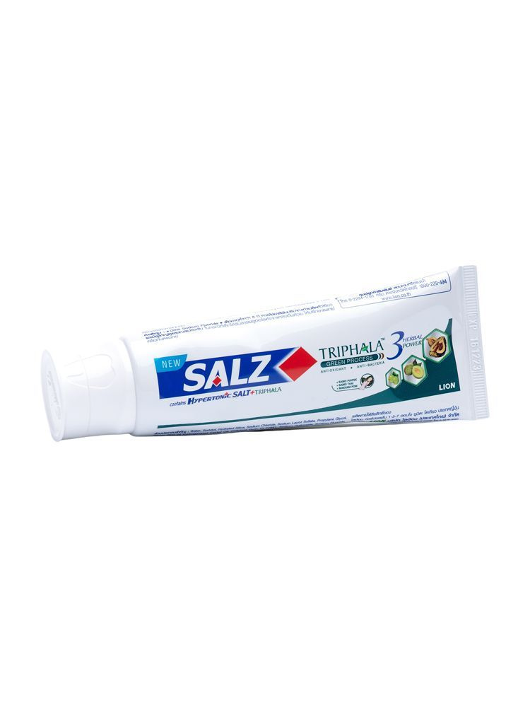 Зубная паста с гипертонической солью и трифалой LION Salz Herbal Toothpaste Triphala 90g  #1