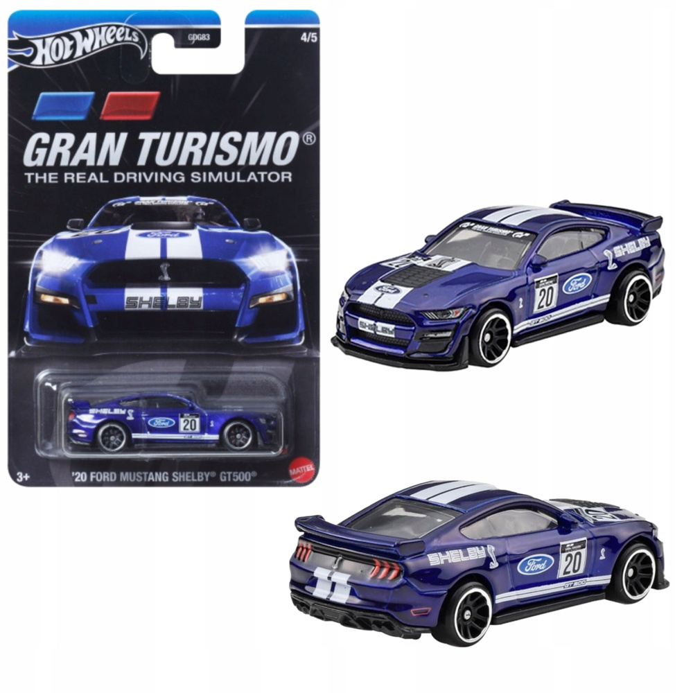 Машинка коллекционная Mattel Hot Wheels 2024 GDG83 20 Ford Mustang Shelby Gt500 #1