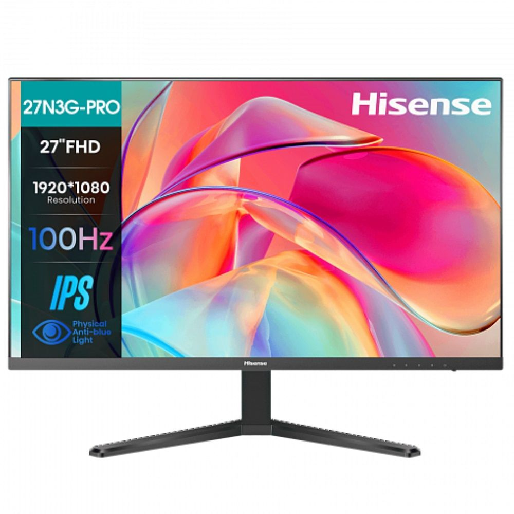 Hisense 27" Монитор 27N3G-PRO 27 дюймов, FHD разрешение, 100 гц, IPS матрица, технология защиты зрения, #1