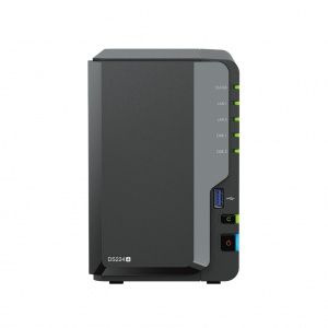 Synology DS224+ Сетевое хранилище 2x2.5"/3.5" SATA, Intel Celeron J4125-2.0GHz, 2Gb DDR4, 2x1 Гбит/с, #1