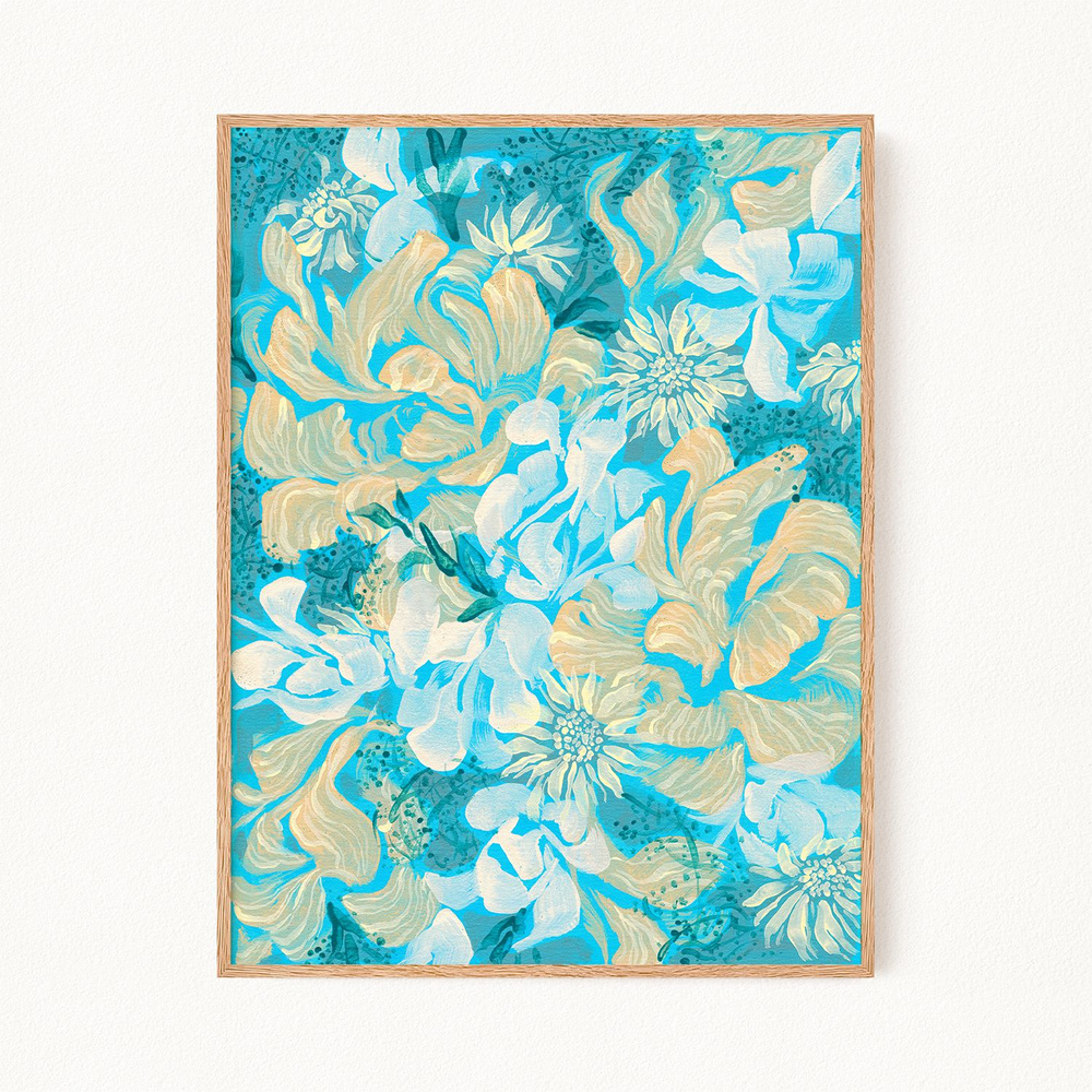 Постер "Flower Pattern No1", 21х30 см #1