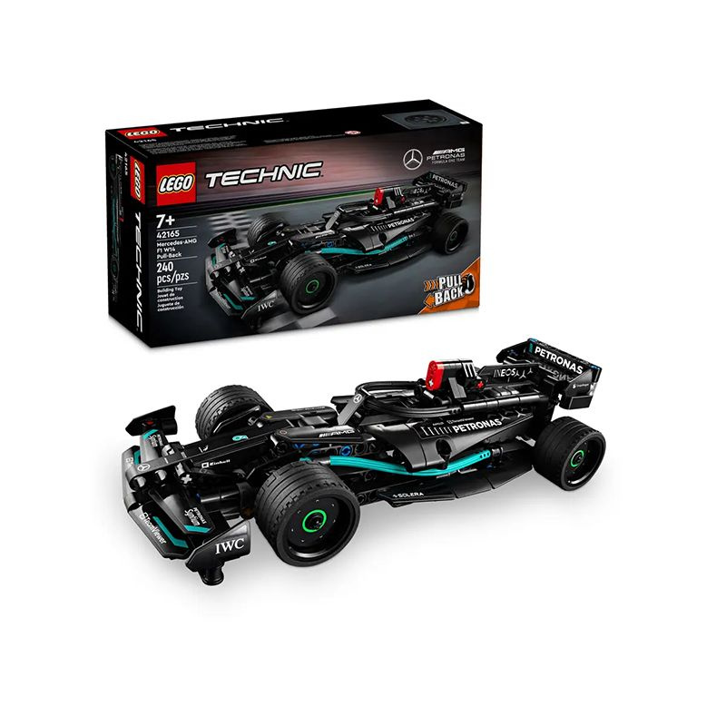 Конструктор LEGO Гоночный автомобиль Mercedes-AMG F1 W14 E Performance с откатом назад, для мальчика #1