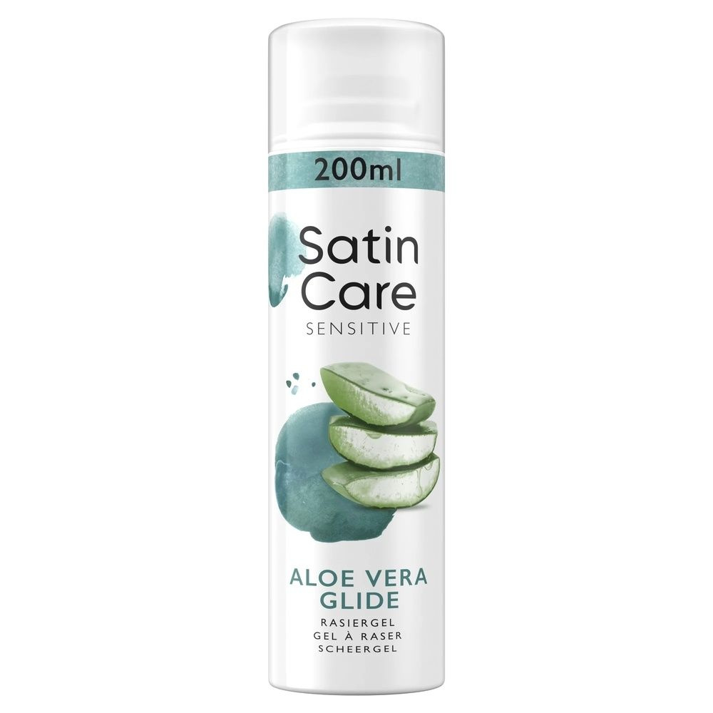 Гель для бритья женский Satin Care venus, для чувствительной кожи,сатин каре Aloe Vera, 200 мл  #1