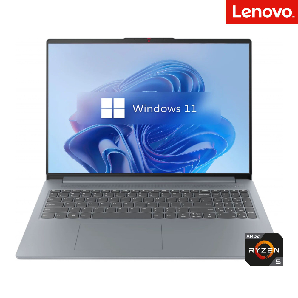 Lenovo IdeaPad Slim 3 (Windows 11 Pro + MS Office 2021 Pro) Ноутбук 15.6", AMD Ryzen 5 7520U, RAM 8 ГБ, #1