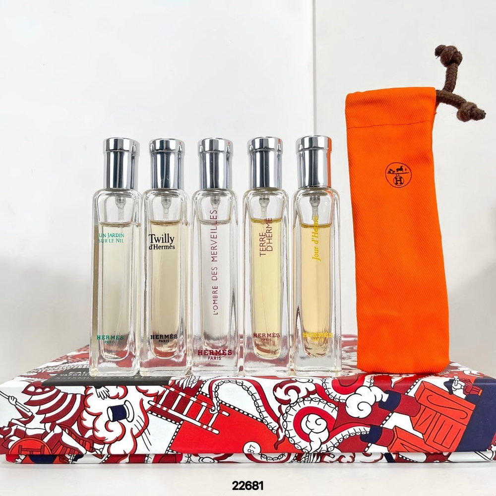 Hermes EAU DE TOILETTE VAPORISATEUR NATURAL SPRAY Набор духов из 5