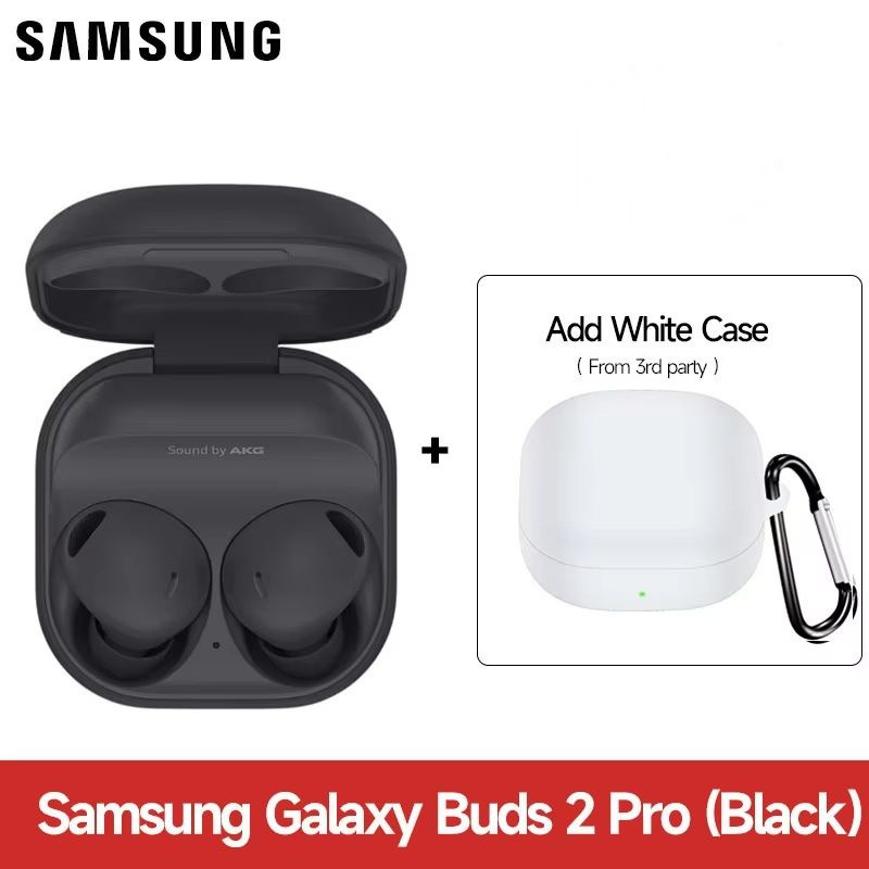 Samsung Наушники беспроводные с микрофоном Samsung Galaxy Buds 2 Pro, Bluetooth, USB Type-C, черный, #1