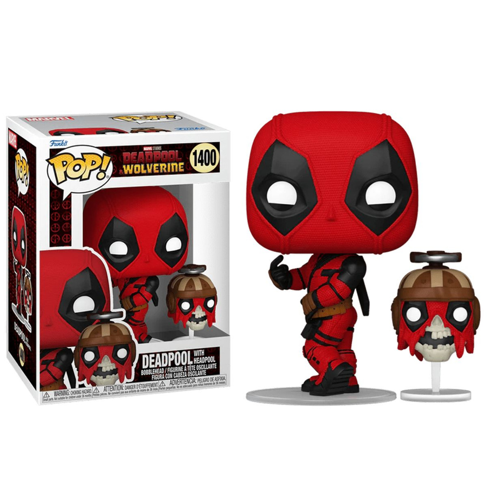 Фигурка Funko Pop! Deadpool with Headpool (Фанко Поп Дэдпул и Хэдпул из фильма Дэдпул и Росомаха)  #1