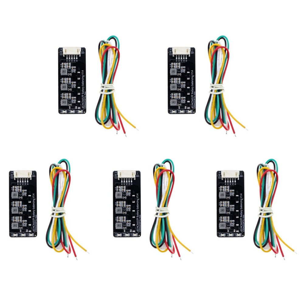 5 x BMS 4S Активная балансировочная плата 1.2A Lifepo4 Li-Ion литиевая ...