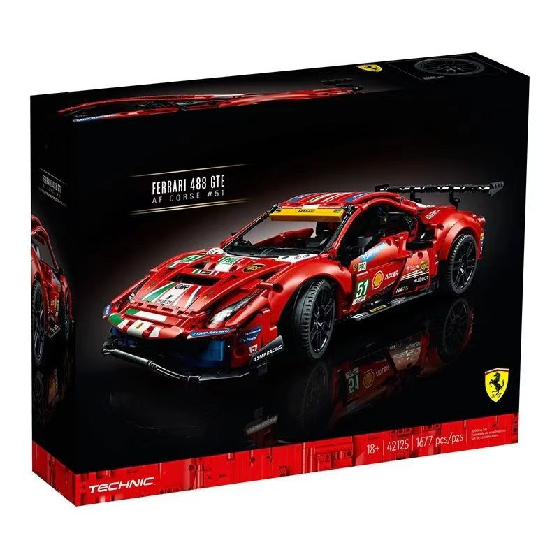 LEGO Technic 42125 Ferrari 488 GTE AF Corse 51 OZON 1701490664