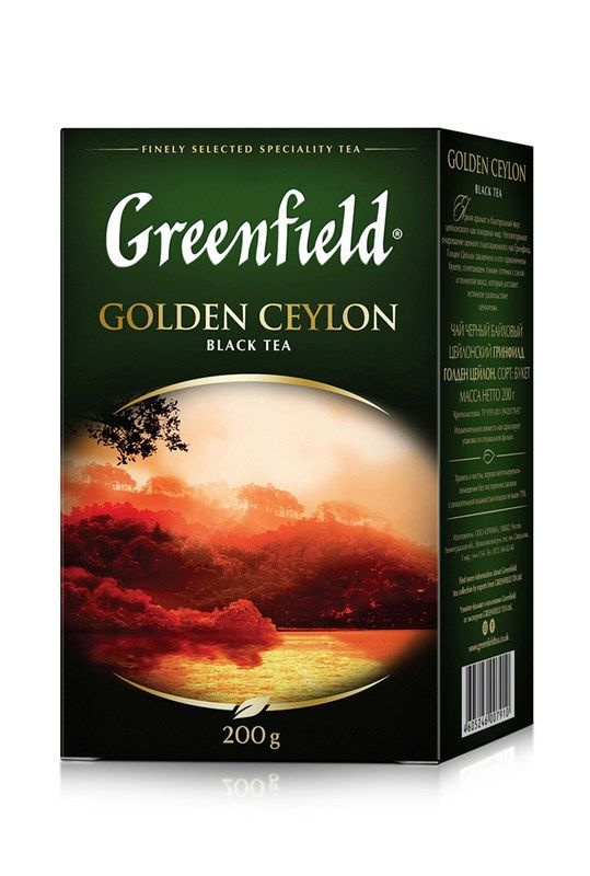 Чай Greenfield Golden Ceylon черный, 200г #1