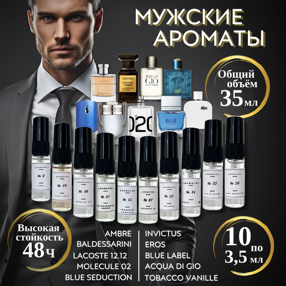 Roshel Parfum Духи 10 по 3,5 35 мл #1