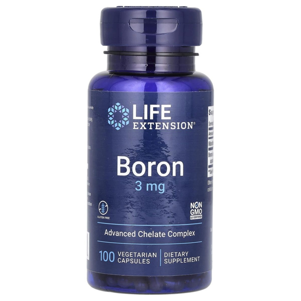 Life Extension Boron, Бор 3 mg 100 капсул #1