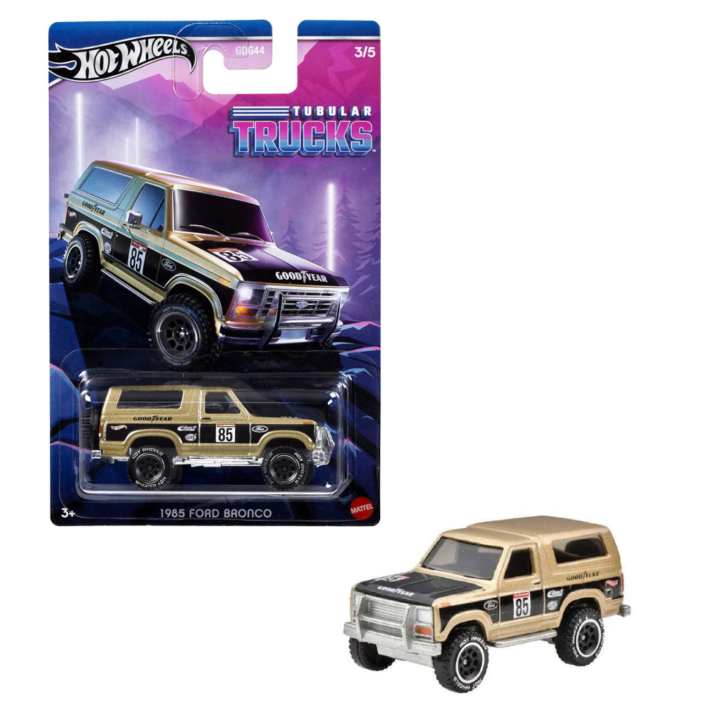 Машинка Hot Wheels HRR97 Tubular Trucks '85 Ford Bronco 2024 #1