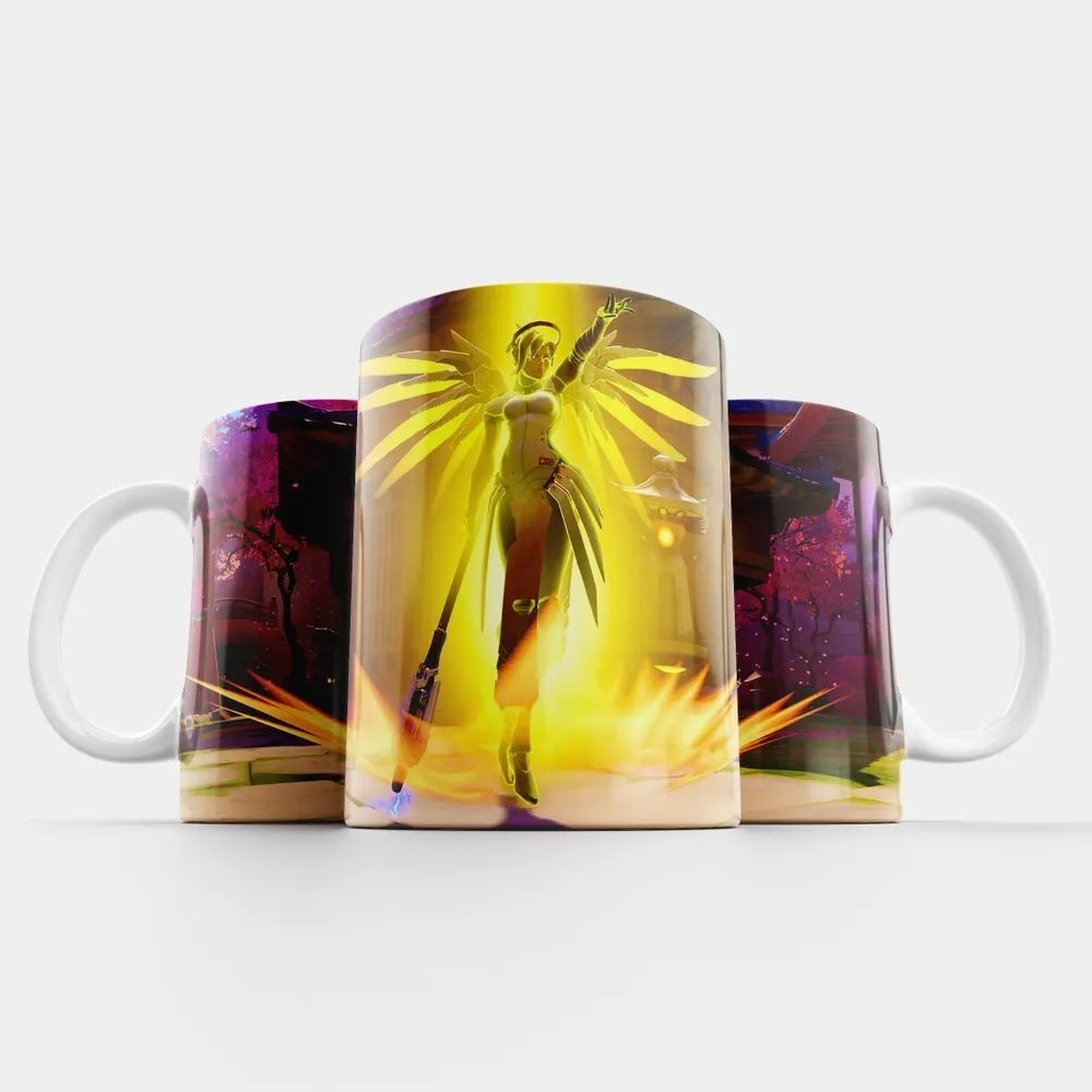 Кружка с принтом CoolMugs - "Overwatch (Овервотч: №196)" 330 мл, 1 шт #1
