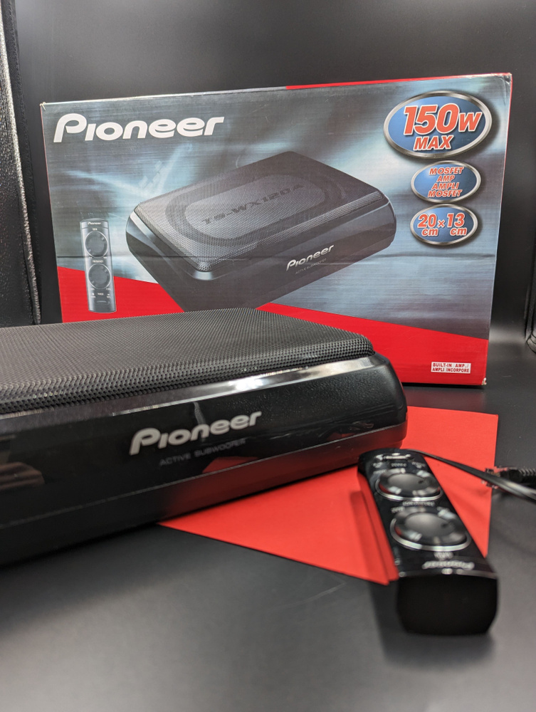 Сабвуфер под сиденье Pioneer TS-WX120A плоский - купить по выгодной ...