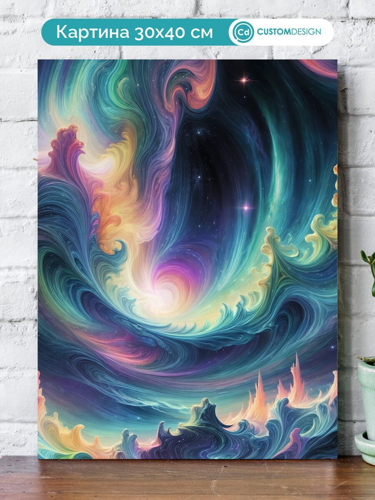 Картина на стену для интерьера Абстракция 30x40 см #1
