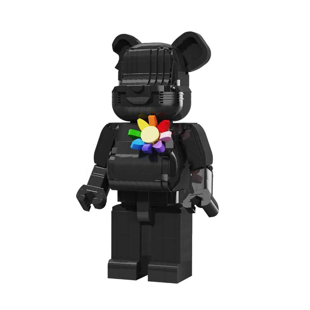 Конструктор YoFun Balody BearBrick Черный медведь 1126 деталей GF088663  #1