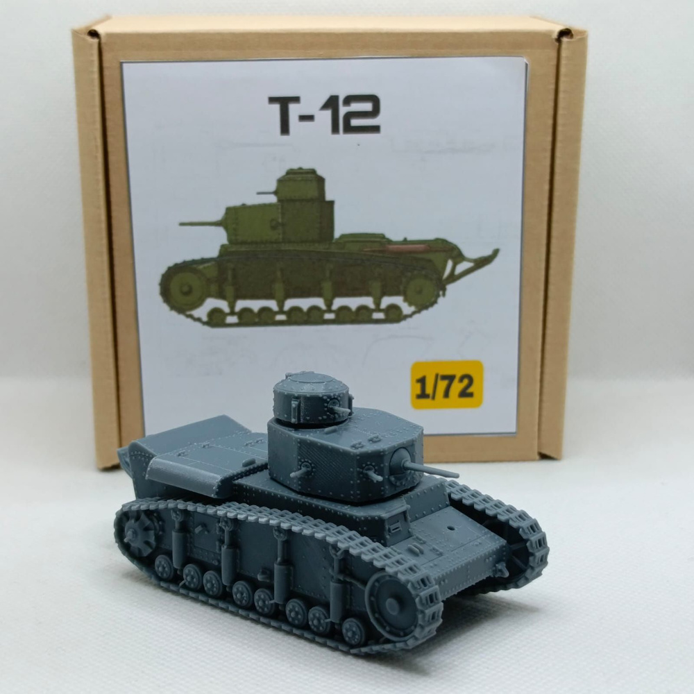 Модель танка Т-12, масштаб 1:72 #1