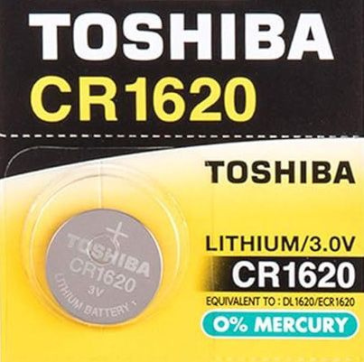 Батарейка TOSHIBA CR1620 литиевая 3В 1шт #1