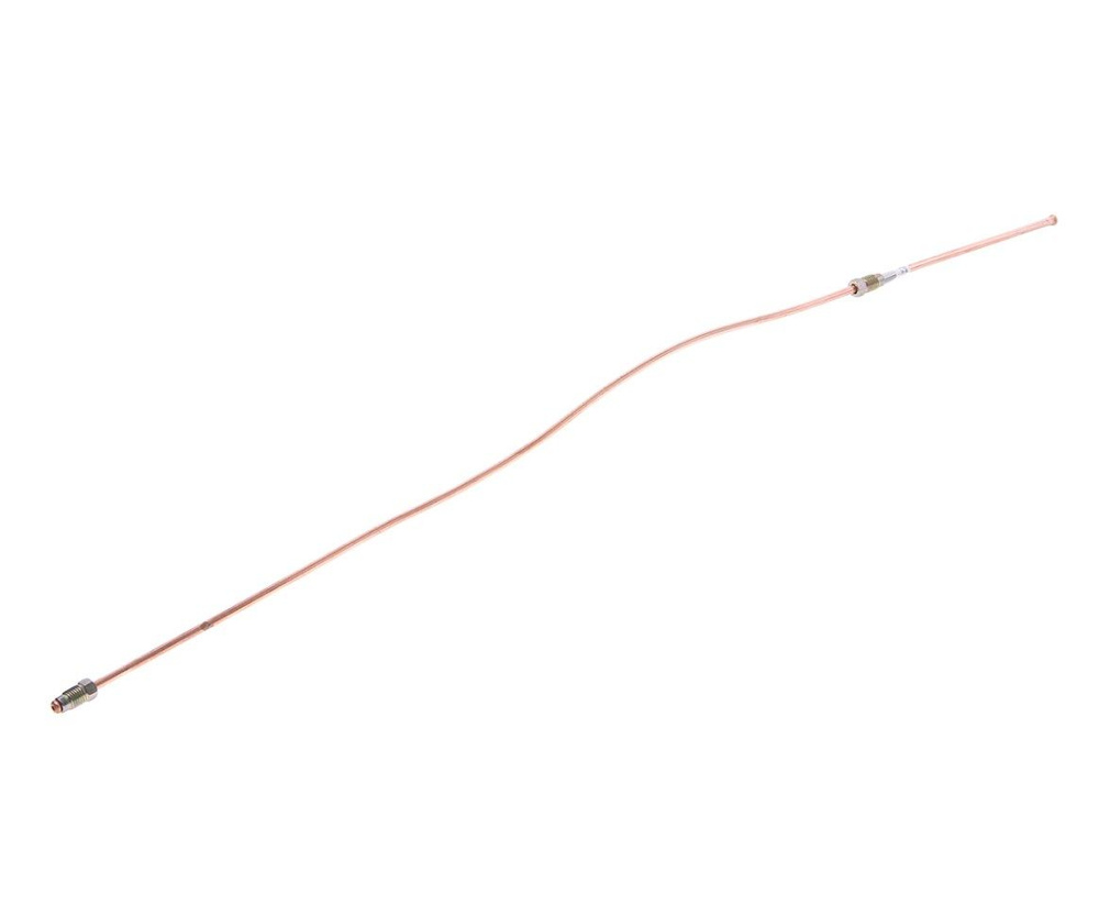 Трубка тормозная газ-3302 бизнес (75см/4.75мм) от гтц к шлангу медная (оао газ)  #1