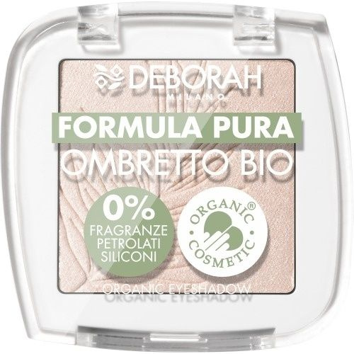 Тени для век DEBORAH Formula pura ombretto bio, тон 02 нежно-золотой, 2,5 г (MFV000623)  #1