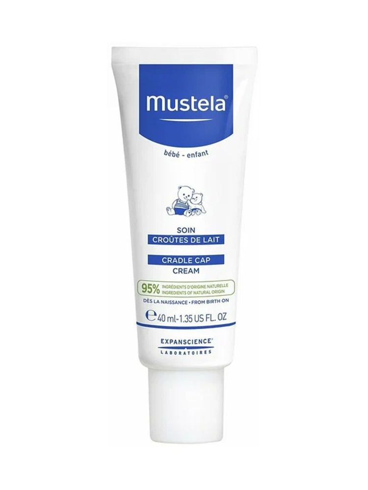 Mustela Крем для кожи головы при молочных корочках 40 мл #1