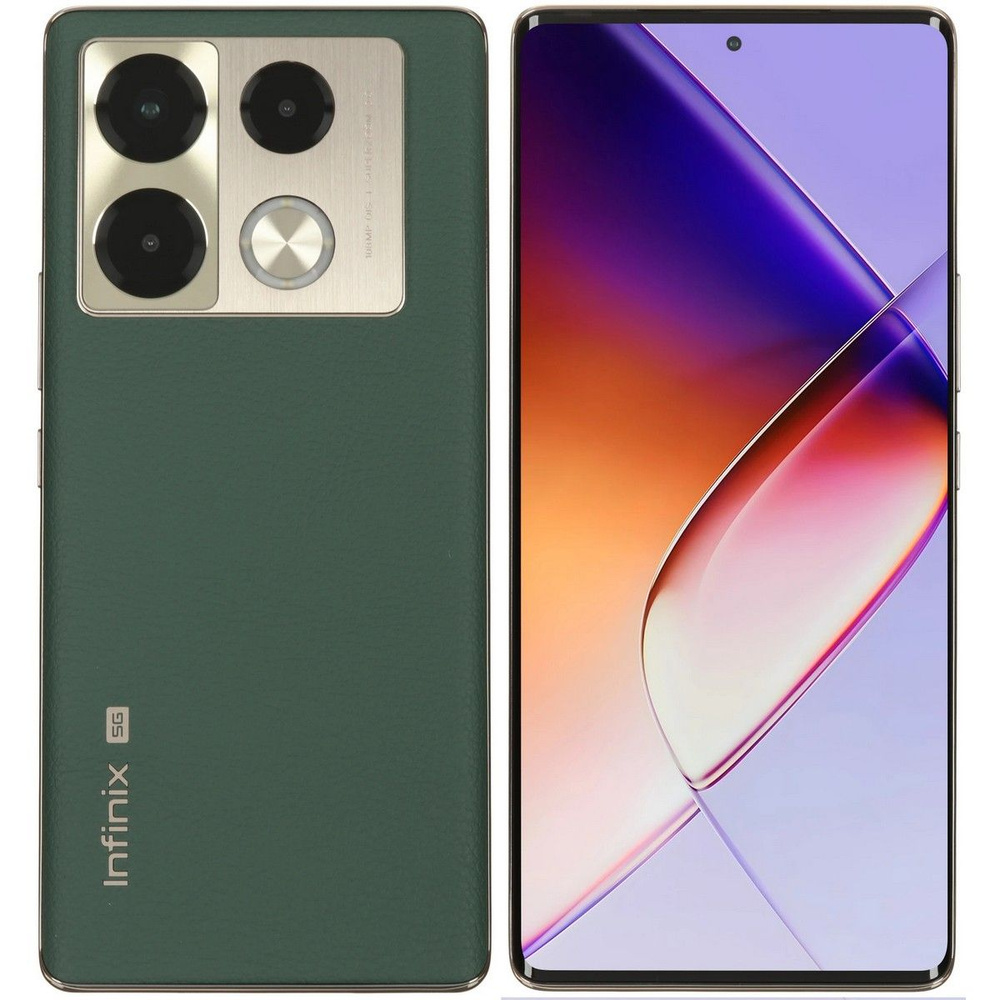 Infinix Смартфон NOTE 40 PRO+ 5G Ростест (EAC) 12/256 ГБ, зеленый #1