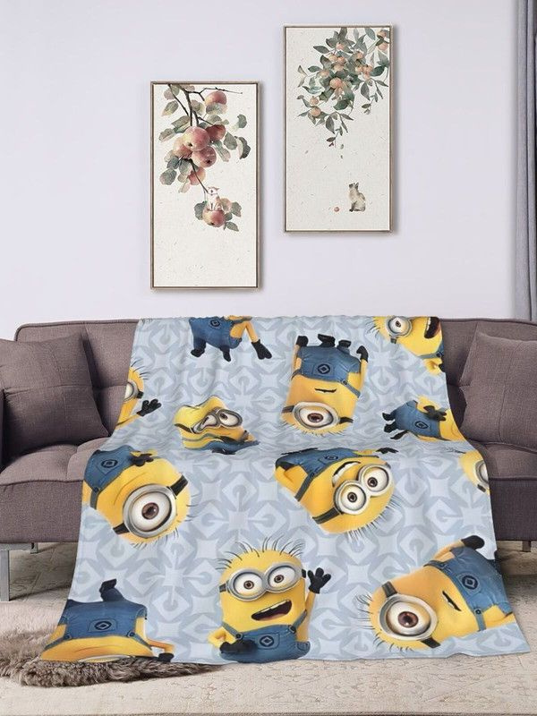 MXEB Плед Minions Пледы Миньоны , Фланель, 200х150 см #1