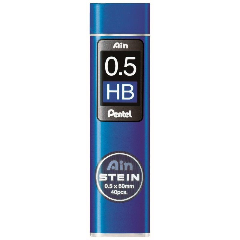 Стержень микрографический Pentel 0,5 мм, HB, 40 грифелей #1