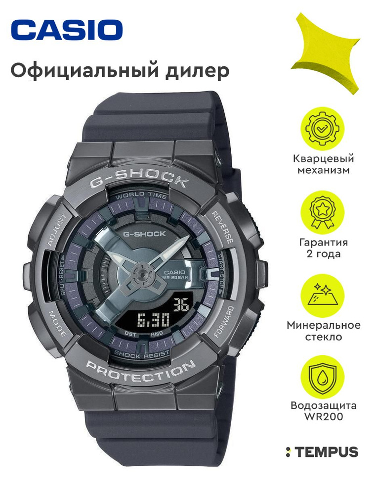 Женские наручные часы Casio G-Shock GM-S110B-8A #1