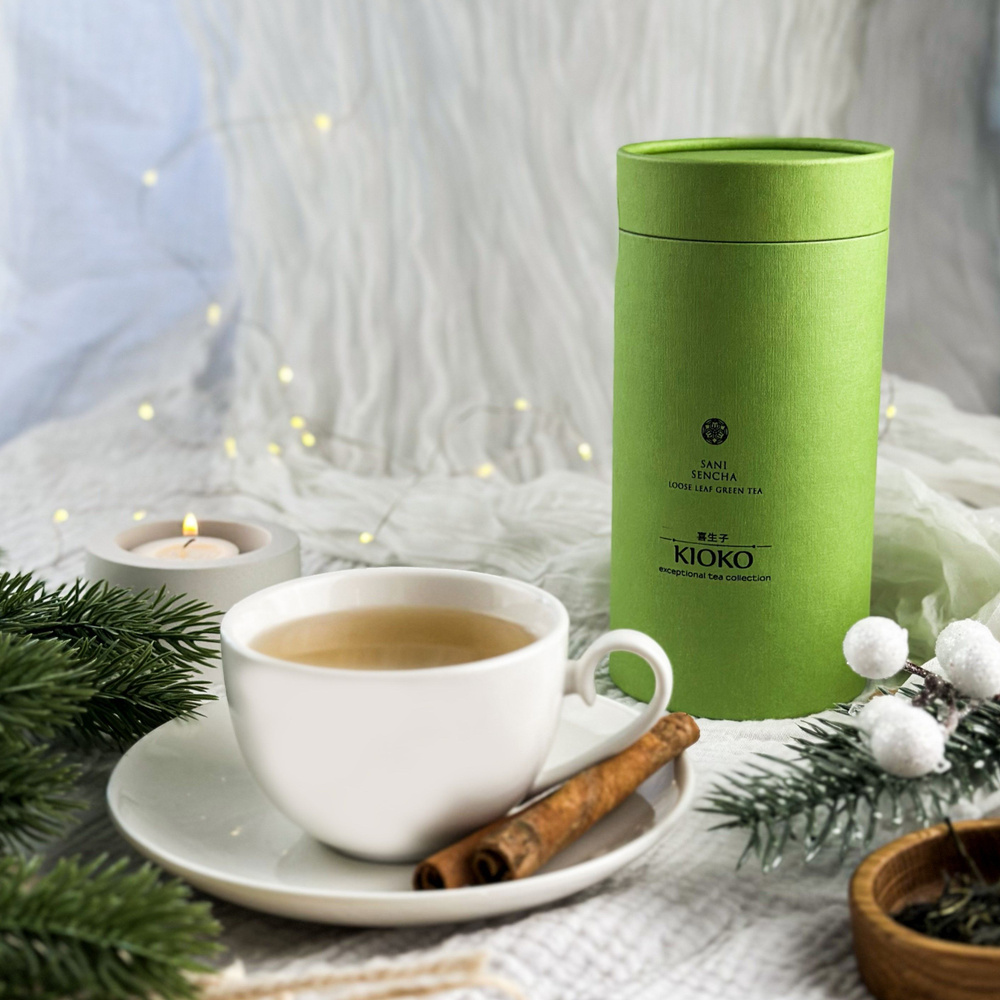 Зелёный листовой чай KIOKO Sani Sencha, Premium, 100 г, чай Сенча #1