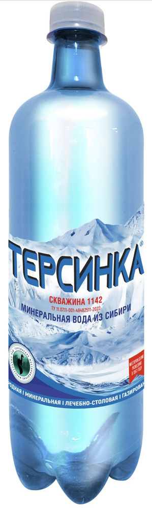 Минеральная вода Терсинка скважина N1142 газированная 1,5 л х 6 шт.  #1