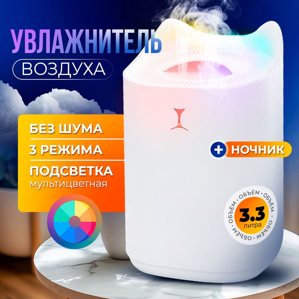 IBIS Увлажнитель воздуха SZ-ZZHHY-JSQ004, белый, золотой #1