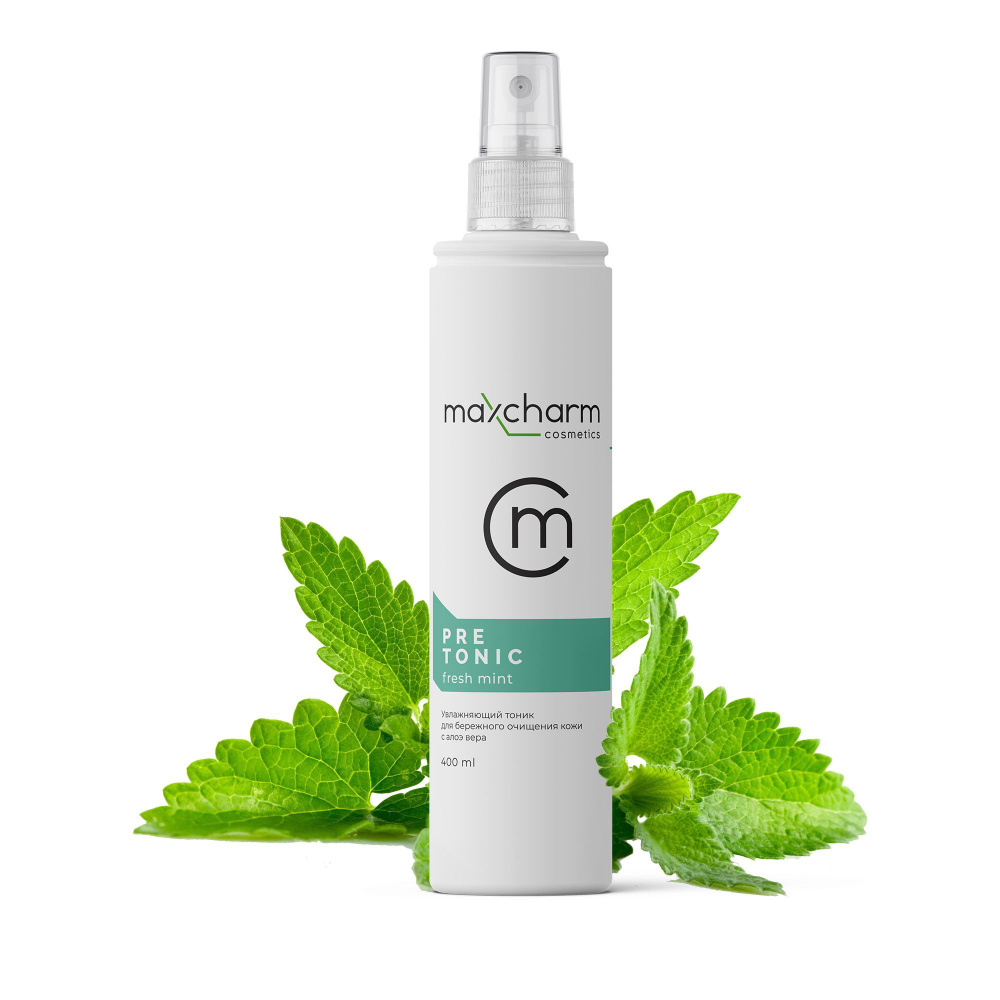 Очищающий тоник перед депиляцией Освежающая мята MAXCHARM Pre-tonic Mint fresh, 400 мл  #1