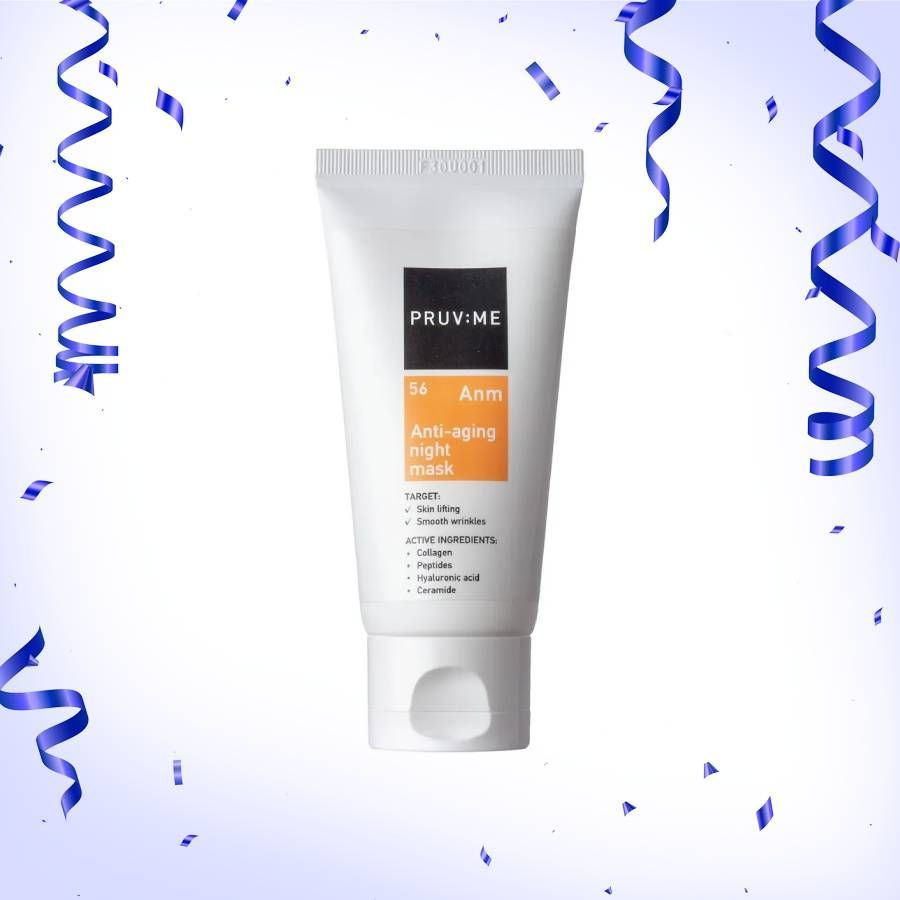 PRUV:ME Anm 56 Anti-aging night mask Маска для лица с коллагеном, пептидами ночная омолаживающая, 50 #1