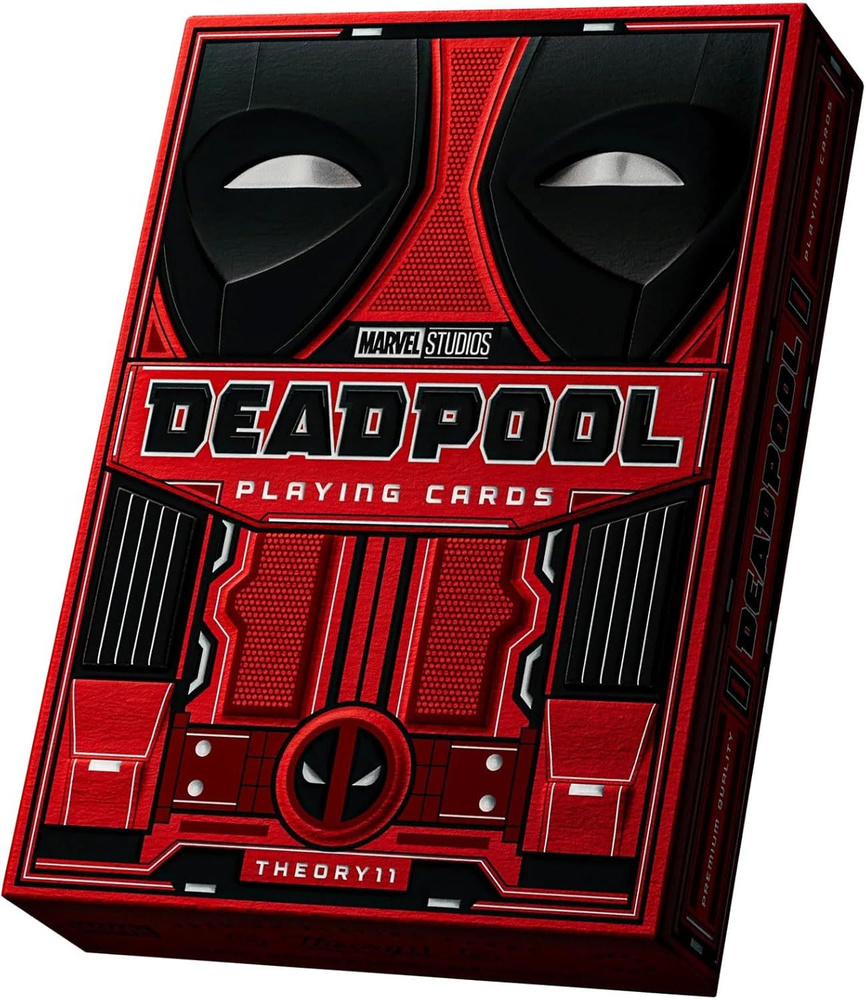 Карты "Theory11 Deadpool playing cards" #1