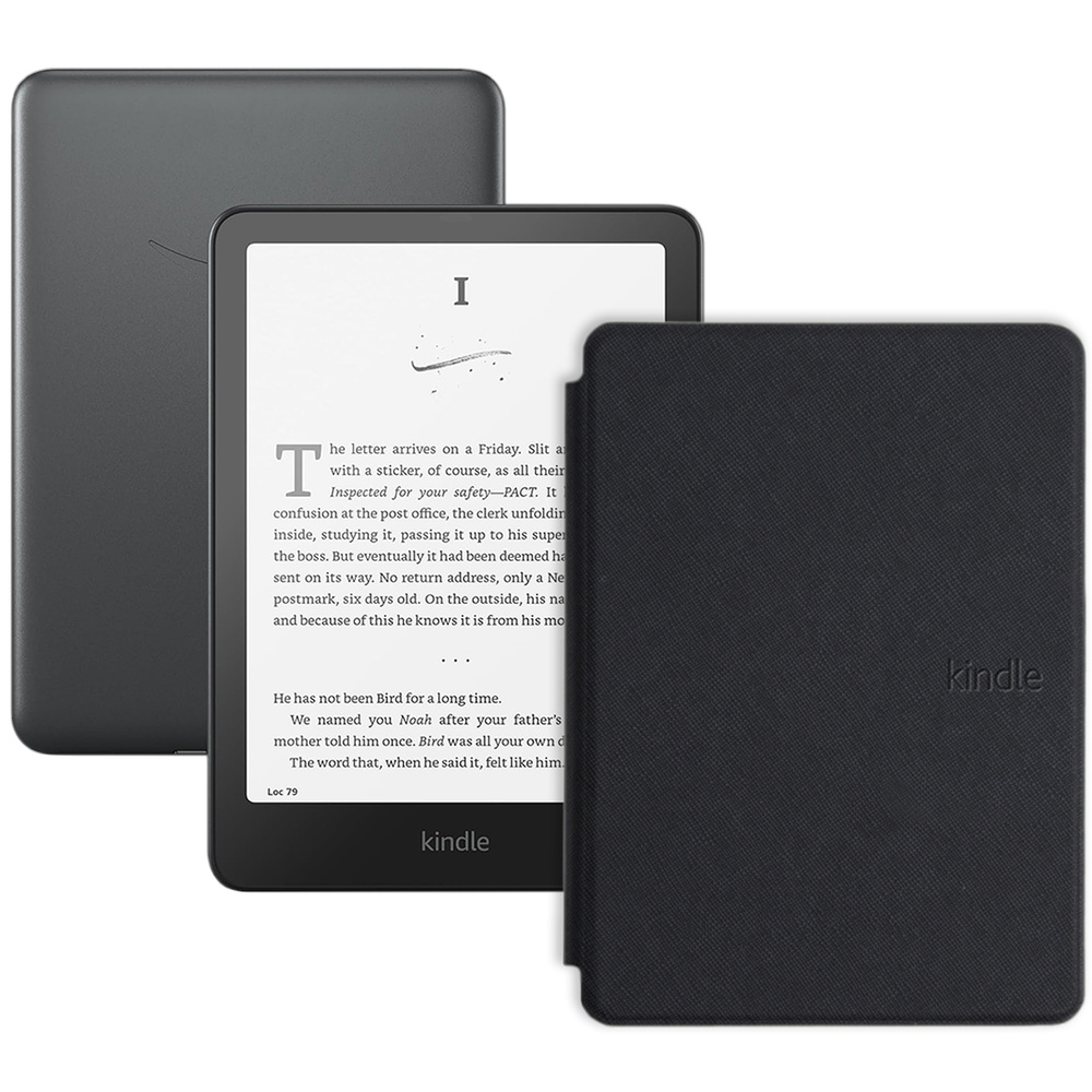 Электронная книга Amazon Kindle PW 12 2024 32Gb SE Black + чехол E