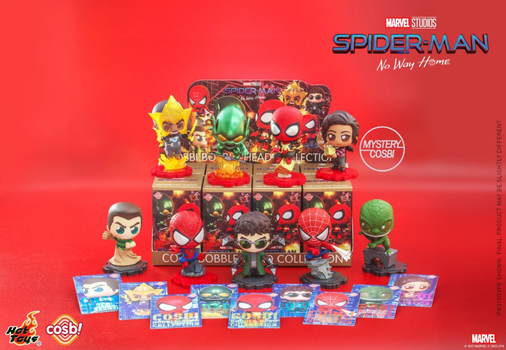 Hot Toys Marvel SPIDER MAN, COSBI скульптура-сюрприз