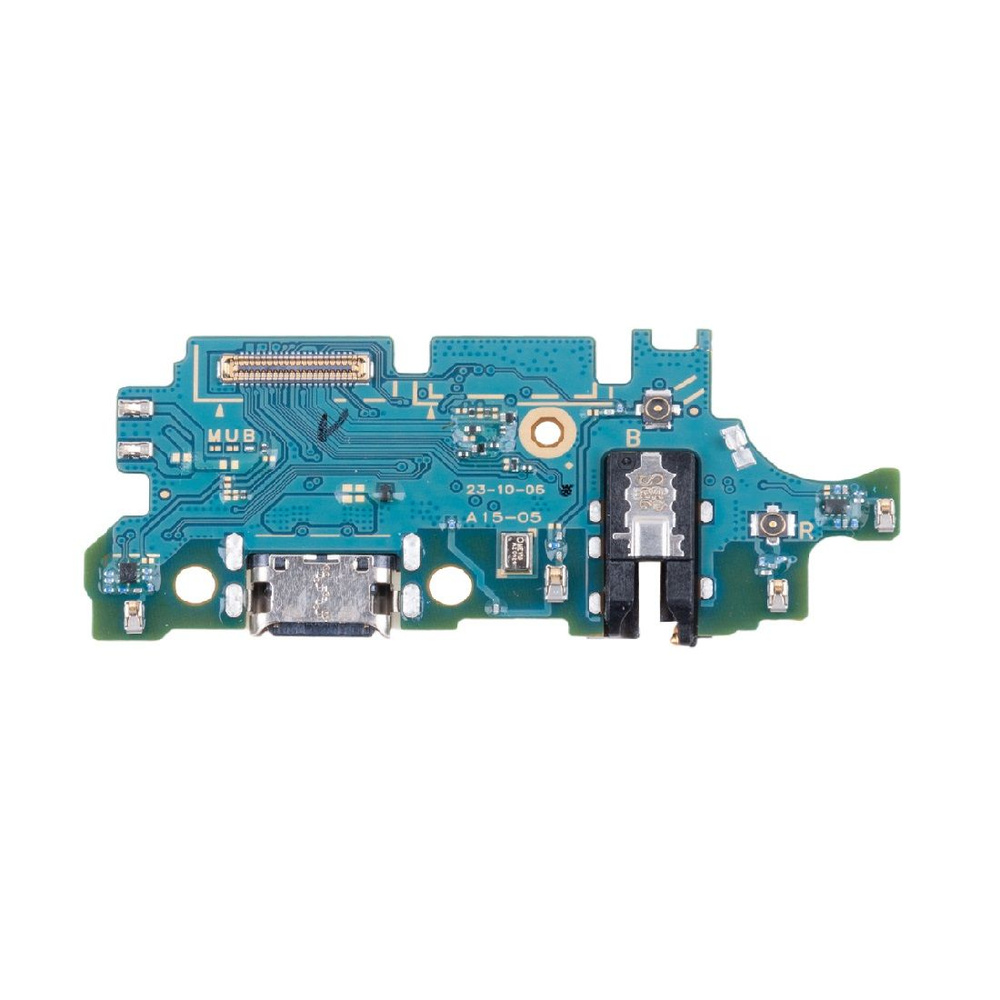 Плата нижняя для Samsung SM-A155F (Galaxy A15), A156B (A15 5G) на системный разъем, разъем гарнитуры #1