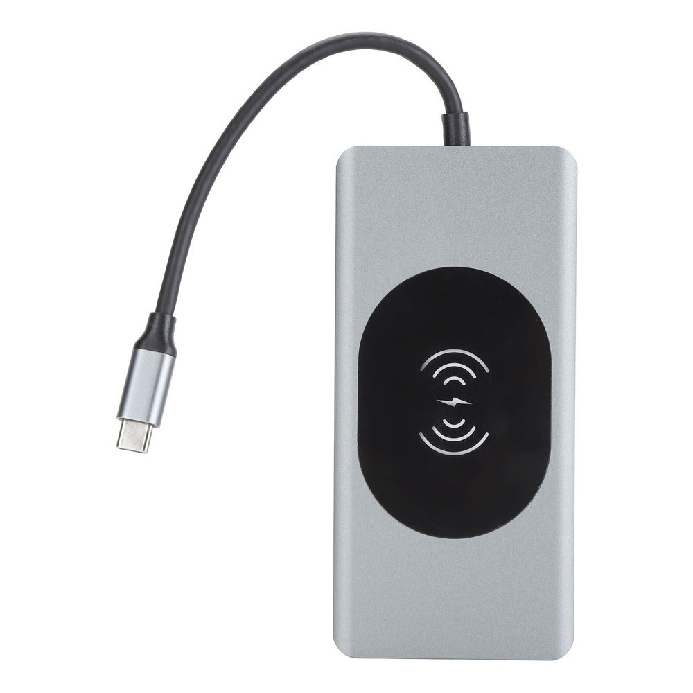 USB C Hub 13 в 1 HDMI VGA USB A USB C PD 3.5mm RJ45 Кардридер 3.5MM #1