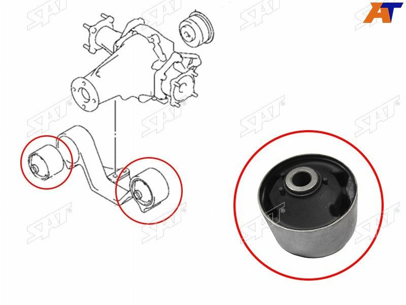 Сайлентблок Suzuki Escudo 05-08 / Grand Vitara 05-16