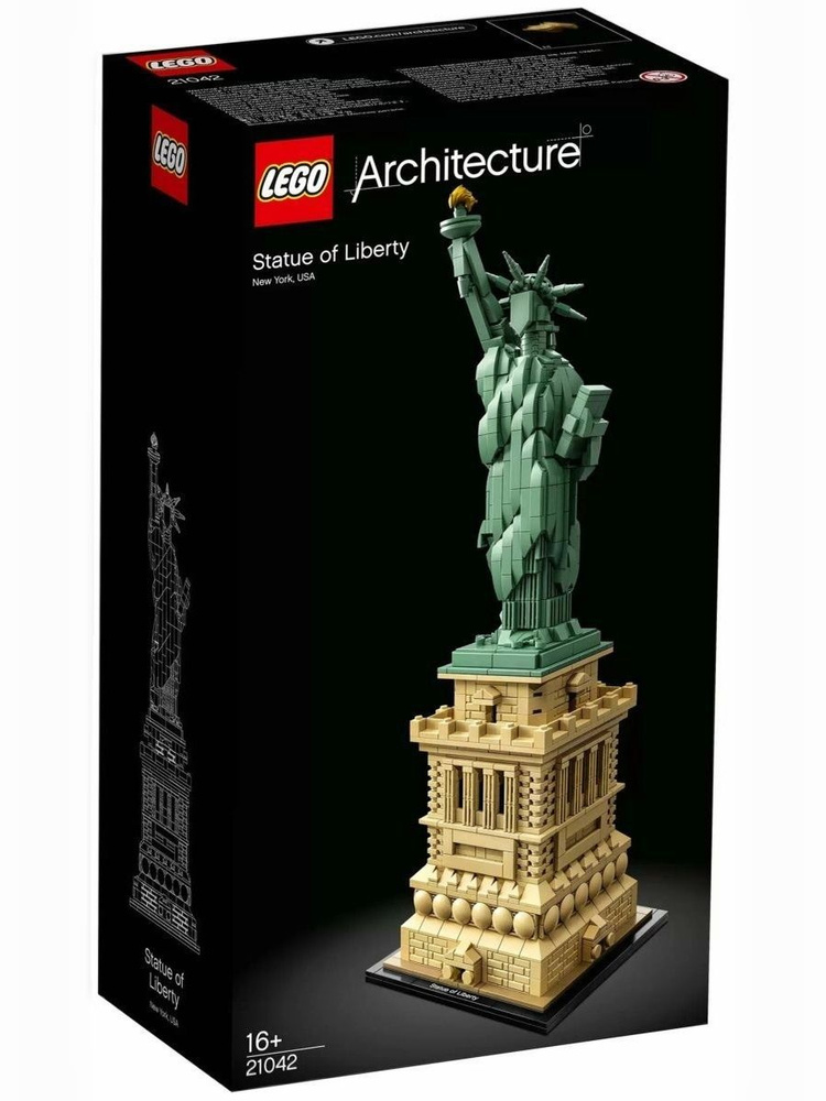 Конструктор LEGO Architecture Статуя Свободы, 1685 деталей, возраст от 16+, 21042 #1