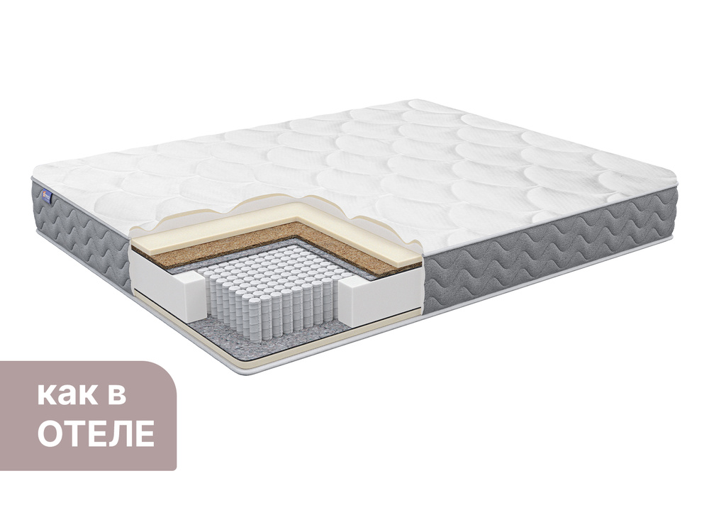 Матрас Dimax Visco 140х190 серии Bliss высота 23.03 см на кровать, анатомический, средней жесткости, #1
