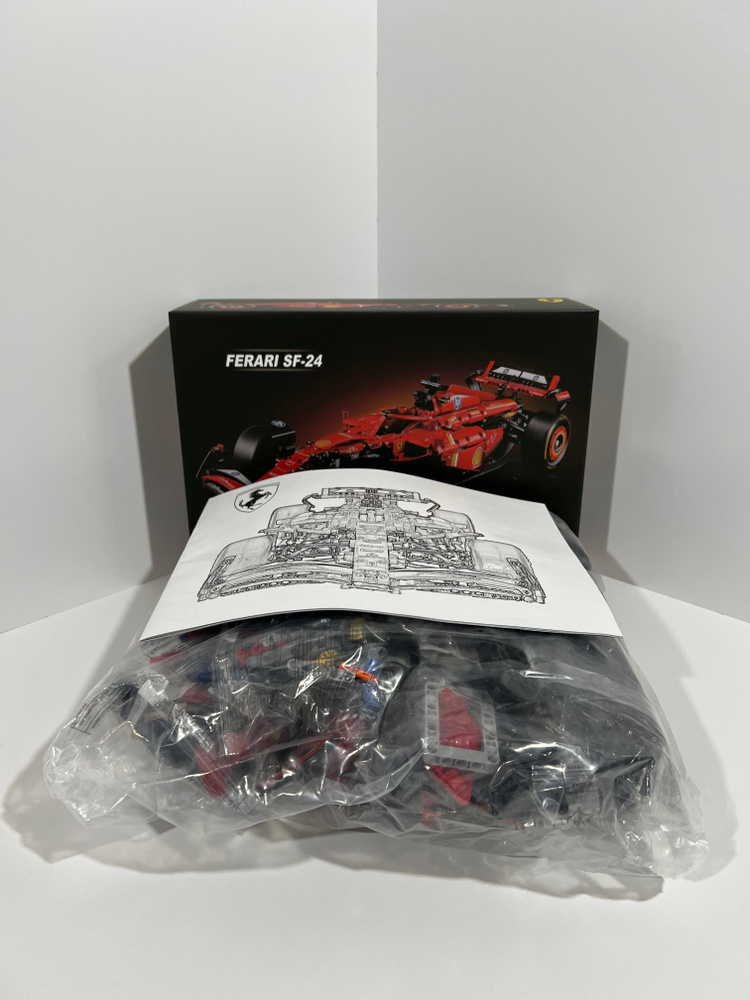 Конструктор Техник Формула F1 Ferrari SF-24 / Technic / 1361 деталь #1