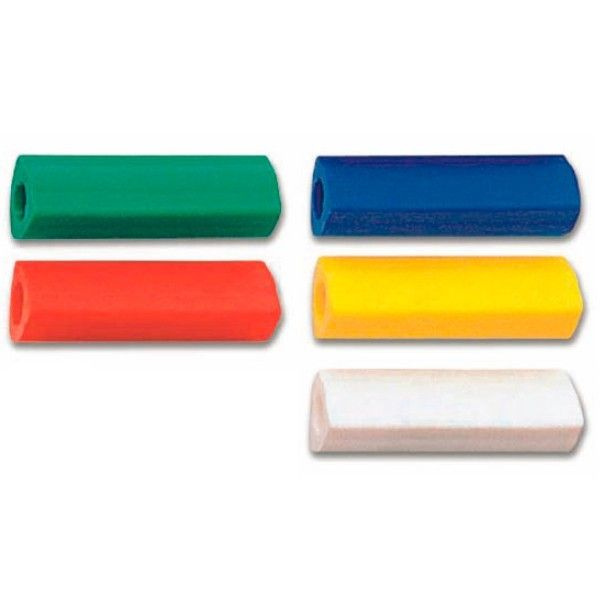 Ластик Faber-Castell с треугольной насадкой, в блистере, 5 шт. #1