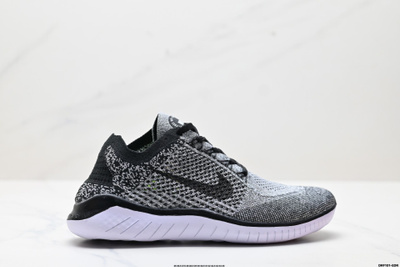 nike free rn flyknit black