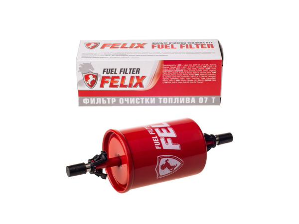 Фильтр топливный 2110-15,2123,2170,1118 (инж) под защелку (металл) 07 T (FELIX)