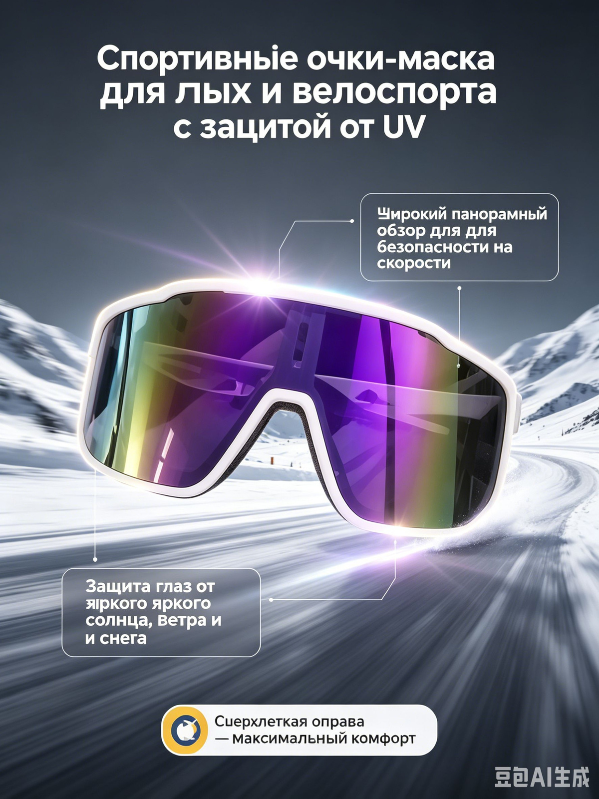 панорамная линза для спорта